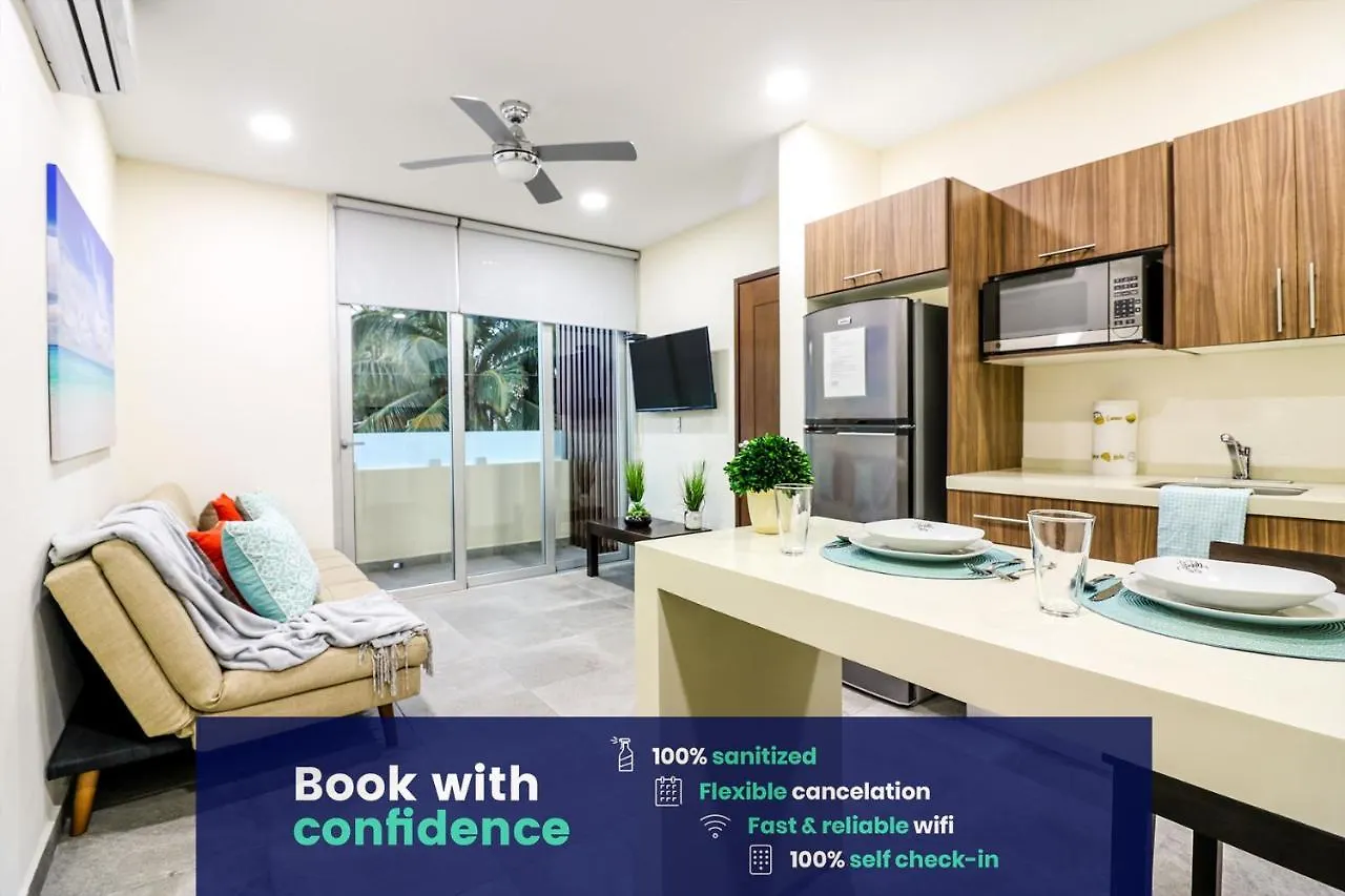 Playa 4020 Apartments With Rooftop Pool Near 5Th And Beach Плая-дель-Кармен Мексика