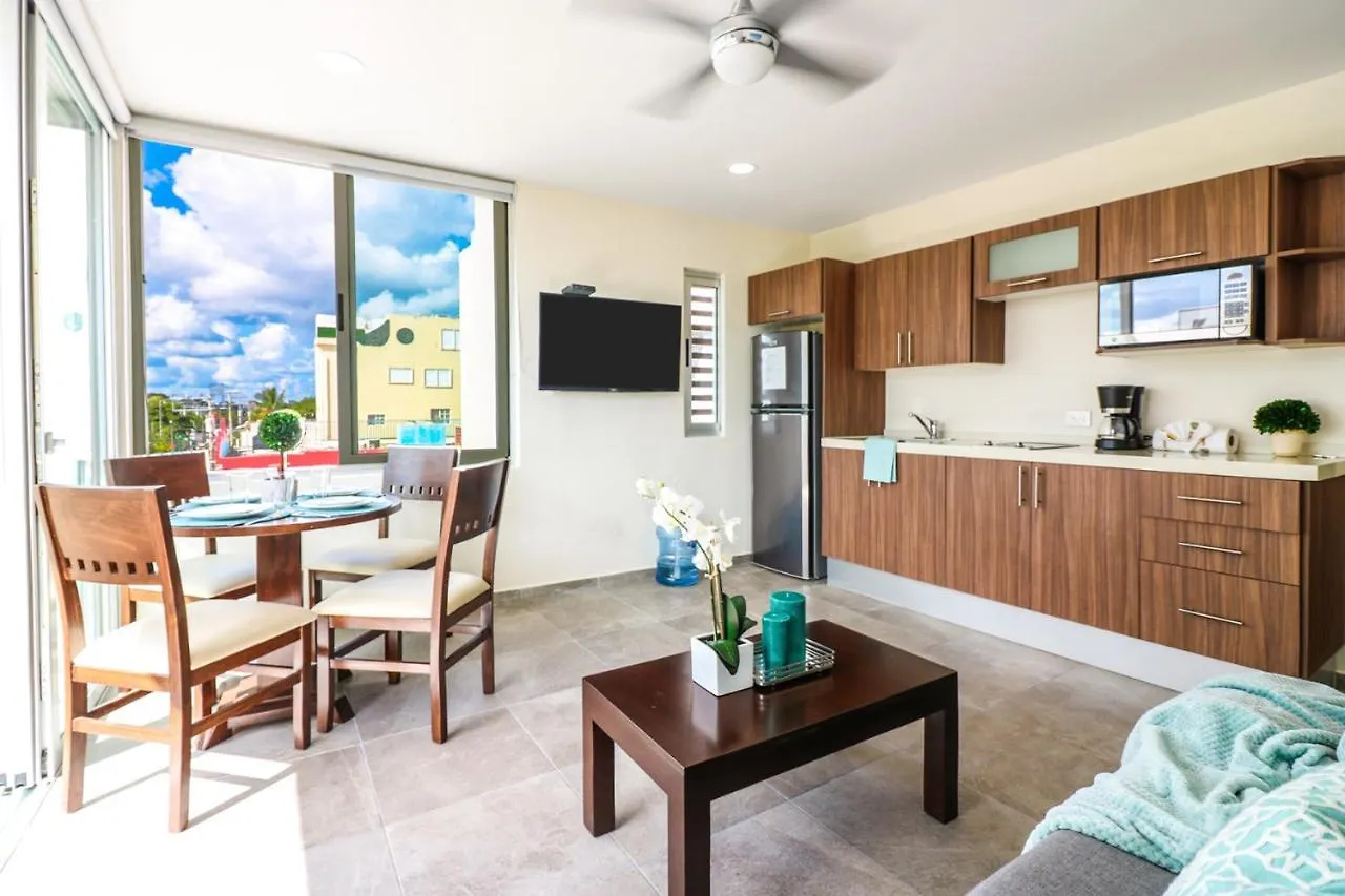 Playa 4020 Apartments With Rooftop Pool Near 5Th And Beach Playa del Carmen